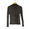 エイチアンドエム H&M ハイネック レオパードカットソー レディース JPN:S