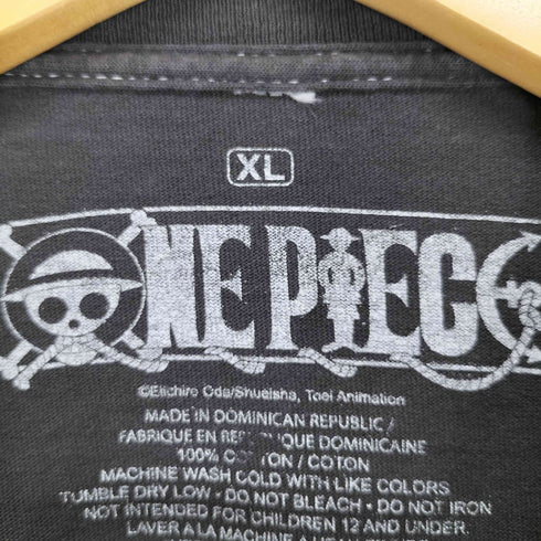フロントキャラクタープリントクルーネックTシャツ メンズ XL
