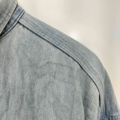 ギャップデニム GAP DENIM 90s カナダ製 シングルポケット L/S ボタンダウン デニムシャツ メンズ XXL