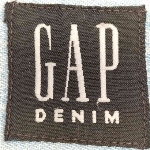 ギャップデニム GAP DENIM 90s カナダ製 シングルポケット L/S ボタンダウン デニムシャツ メンズ XXL