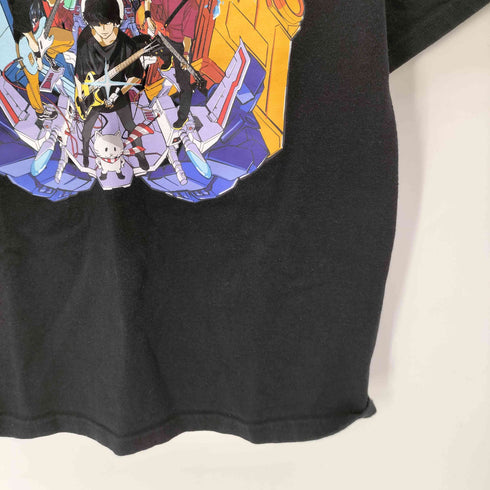 邦楽 ロックバンド アニメーション コラボ プリント S/S Tシャツ メンズ JPN:L