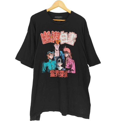 フロントキャラクタープリントクルーネックTシャツ メンズ 3XL