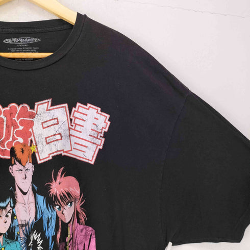 フロントキャラクタープリントクルーネックTシャツ メンズ 3XL