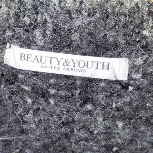 ビューティーアンドユースユナイテッドアローズ BEAUTY & YOUTH UNITED ARROWS 24AW フェザーヤーンショートスリーブニットプルオーバー レディース FREE