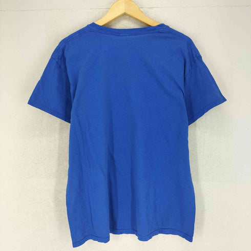 フロントキャラクタープリントクルーネックTシャツ メンズ L
