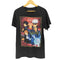 フロントキャラクタープリントクルーネックTシャツ メンズ M