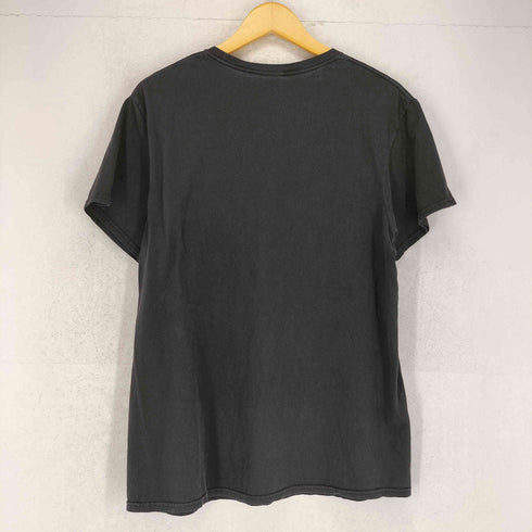 フロントキャラクタープリントクルーネックTシャツ メンズ M