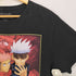 フロントキャラクタープリントクルーネックTシャツ メンズ M
