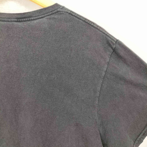 フロントキャラクタープリントクルーネックTシャツ メンズ M