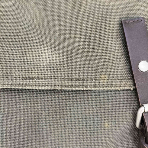 ポールスミス Paul Smith ロゴ レザー切替 キャンバス メッセンジャーバッグ メンズ