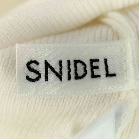 スナイデル snidel Sustainableパターンパフスリニットプルオーバー レディース ONE SIZE