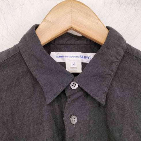 コムデギャルソンシャツ COMME des GARCONS SHIRT FOREVER WIDE CLASSIC ウールトロピカルレギュラーカラーシャツ メンズ JPN:M