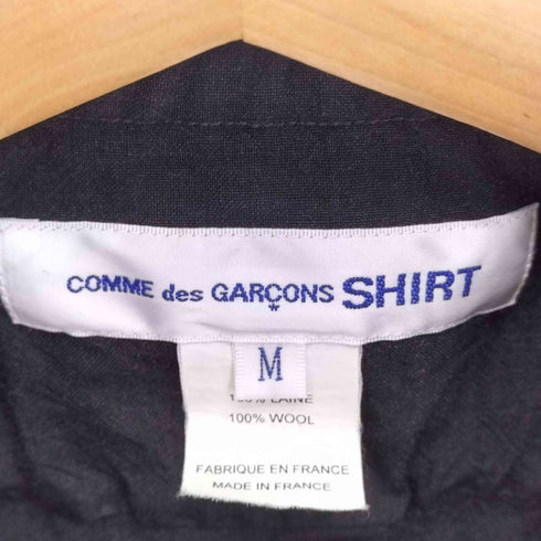 コムデギャルソンシャツ COMME des GARCONS SHIRT FOREVER WIDE CLASSIC ウールトロピカルレギュラーカラーシャツ メンズ JPN:M