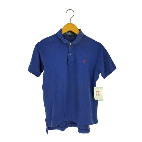 ポロバイラルフローレン Polo by RALPH LAUREN 80S 緑タグ スモールポニー刺繍 鹿の子ポロシャツ メンズ 170