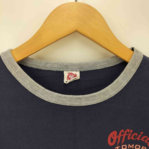 MWS プリント刺繍デザイン S/S Tシャツ メンズ import:M