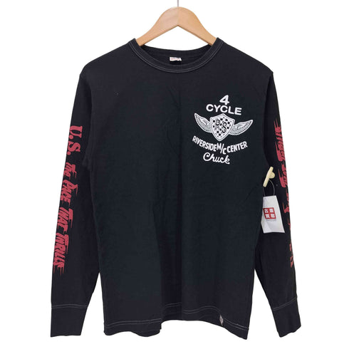MWS ラバープリントデザイン L/S Tシャツ メンズ import:M