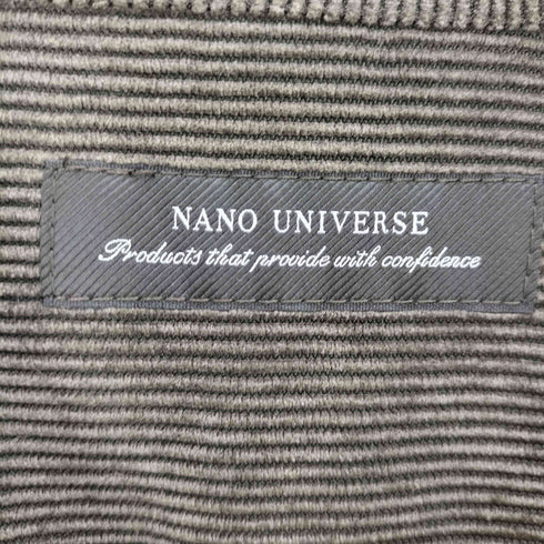 ナノユニバース NANO universe リラックス コーデュロイ シャツ メンズ JPN:L