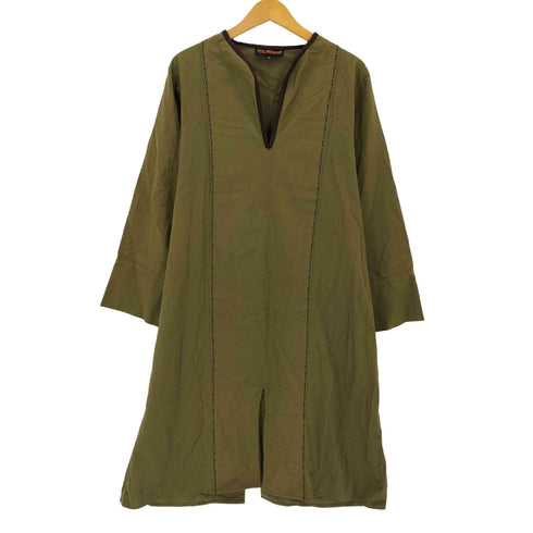 ELVEN TUNIC Vネック デザイン チュニック ワンピース レディース