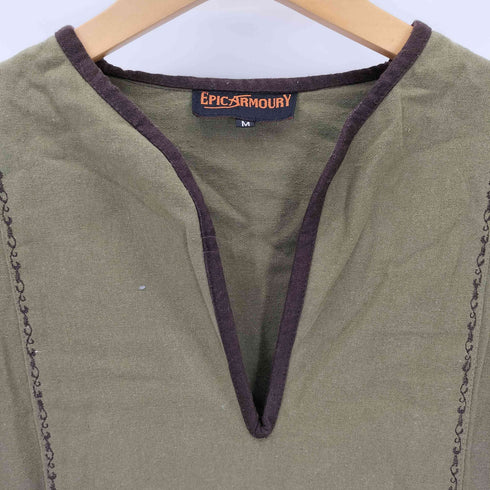 ELVEN TUNIC Vネック デザイン チュニック ワンピース レディース