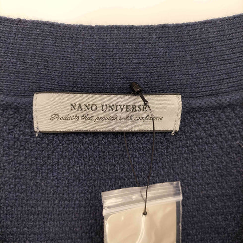 ナノユニバース NANO universe ハニカム鹿の子バルーンスリーブカーディガン メンズ JPN:L