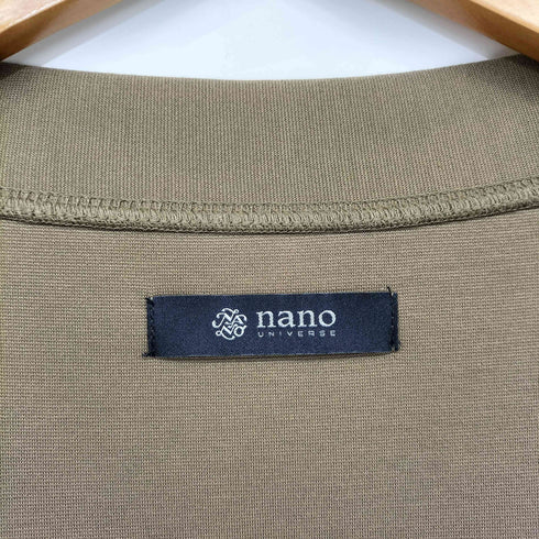 ナノユニバース NANO universe ダブルジャージー 着流しカーディガン メンズ JPN:L