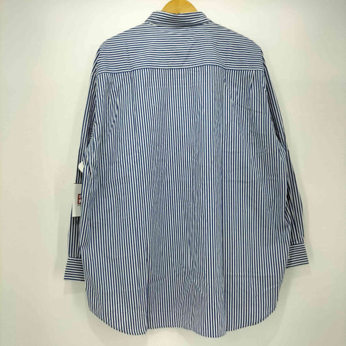 アイテムズアーバンリサーチ ITEMS URBAN RESEARCH 起毛ストライプ オーバーサイズシャツ メンズ JPN:L