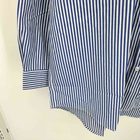 アイテムズアーバンリサーチ ITEMS URBAN RESEARCH 起毛ストライプ オーバーサイズシャツ メンズ JPN:L
