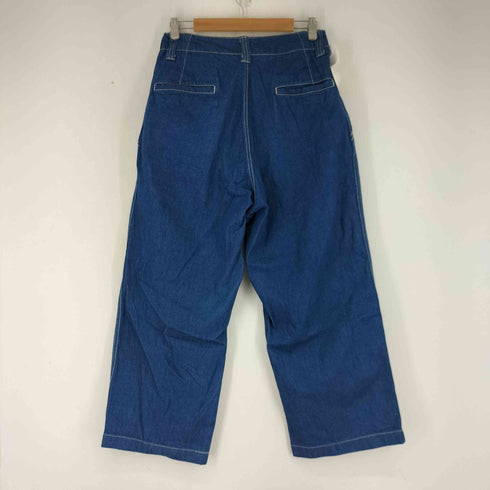 イートウツサヴィルロウ E.TAUTZ SAVILE ROW インディゴブルー ワイド デニムパンツ メンズ US:28-29