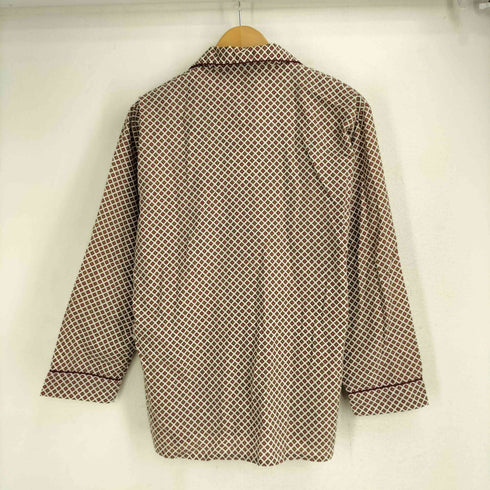 HAMPTON 台湾製 総柄 L/S パジャマシャツ メンズ import:M