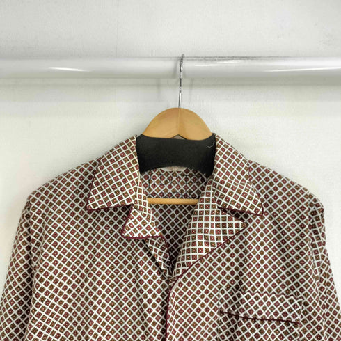 HAMPTON 台湾製 総柄 L/S パジャマシャツ メンズ import:M