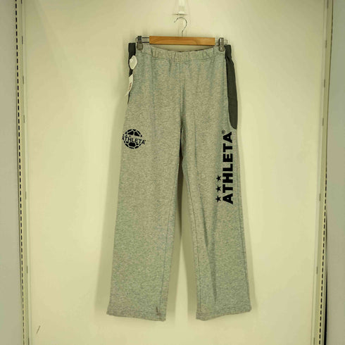 アスレタ ATHLETA ロゴプリント ナイロン切替 ジップアップパーカー スウェットパンツ セットアップ メンズ O