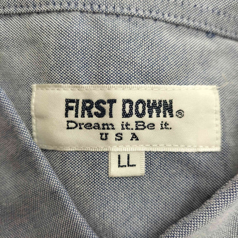 ファーストダウン FIRST DOWN L/S BD シャツ メンズ LL