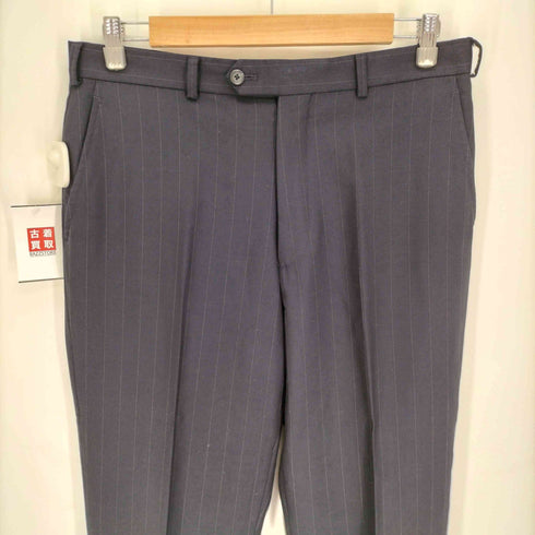 ブルックスブラザーズ BROOKS BROTHERS 裾ダブル ストライプ ウール ポリ テーパード スラックス メンズ