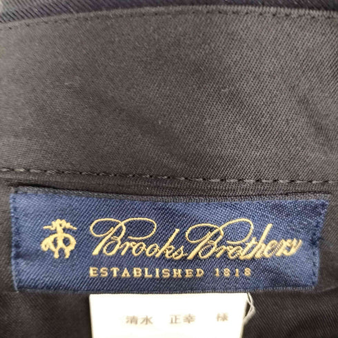 ブルックスブラザーズ BROOKS BROTHERS 裾ダブル ストライプ ウール ポリ テーパード スラックス メンズ