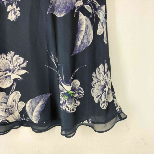 ザラ ZARA 花柄サテンロングスカート レディース JPN:XS