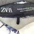 ザラ ZARA リボン付 フラワープリントサテンシャツ レディース import:XS