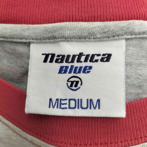 ノーティカ NAUTICA ロゴプリント S/S リンガー Tシャツ メンズ JPN:M