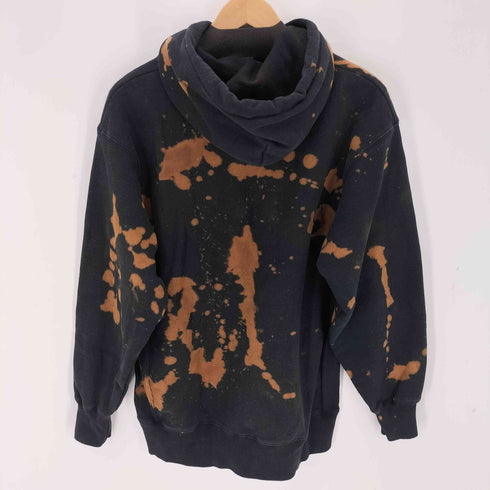 ユナイテッドアスレ UNITED ATHLE KEEP IT GROOVY ブリーチ加工 スウェットフーディー メンズ import:XL