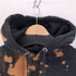 ユナイテッドアスレ UNITED ATHLE KEEP IT GROOVY ブリーチ加工 スウェットフーディー メンズ import:XL