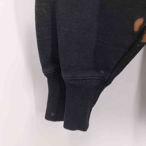ユナイテッドアスレ UNITED ATHLE KEEP IT GROOVY ブリーチ加工 スウェットフーディー メンズ import:XL