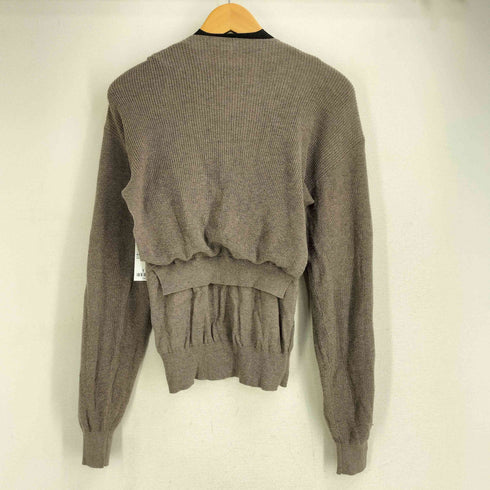 シールームリン Sea Room lynn カシミヤ混 タンクトップ×カーディガン レイヤードニット レディース FREE