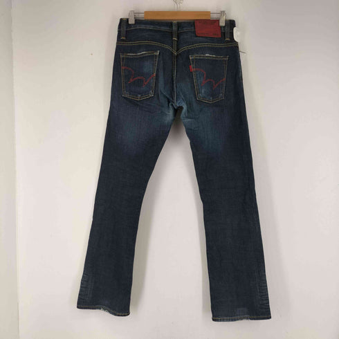 エドウィン EDWIN BLUE TRIP ストレッチ ストレートデニムパンツ メンズ UK:28-29