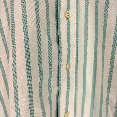 ラルフローレン RALPH LAUREN 90s YARMOUTH ポニー刺繍 コットン ストライプ ボタンダウン L/S シャツ メンズ 16¹/₂-34