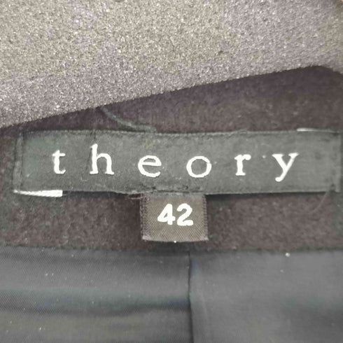 セオリー theory 比翼 スタンドカラー ウールコート メンズ JPN:42