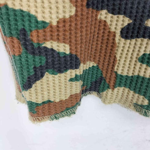 アトモス atmos Waffle LS T-shirt CAMOUFLAGE メンズ JPN:L