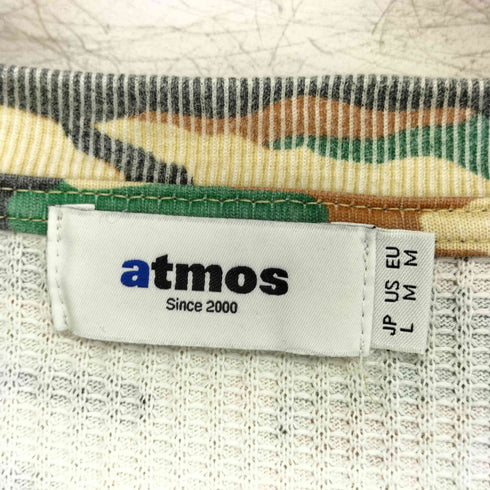 アトモス atmos Waffle LS T-shirt CAMOUFLAGE メンズ JPN:L