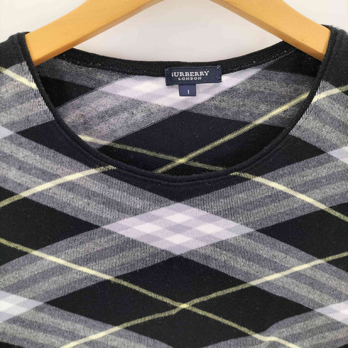 バーバリーロンドン BURBERRY LONDON 斜めノバチェック クルーネックカットソー レディース 1