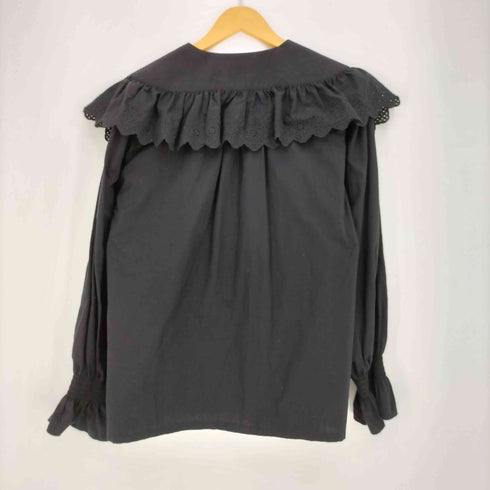 ザシンゾーン THE Shinzone LACE COLLAR BLOUSE レース ビッグ カラー ブラウス レディース F0
