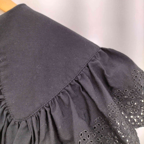 ザシンゾーン THE Shinzone LACE COLLAR BLOUSE レース ビッグ カラー ブラウス レディース F0