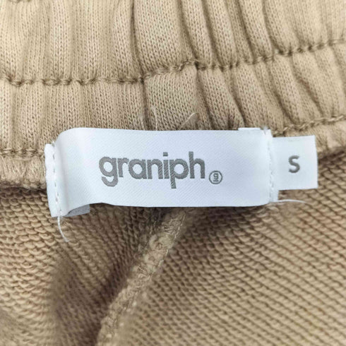 グラニフ graniph 企業ロゴ刺繍 スウェットパンツ メンズ JPN:S
